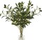18" Faux Olive Branches with Lifelike Olives – Artificial Greenery for Vases & Centerpieces